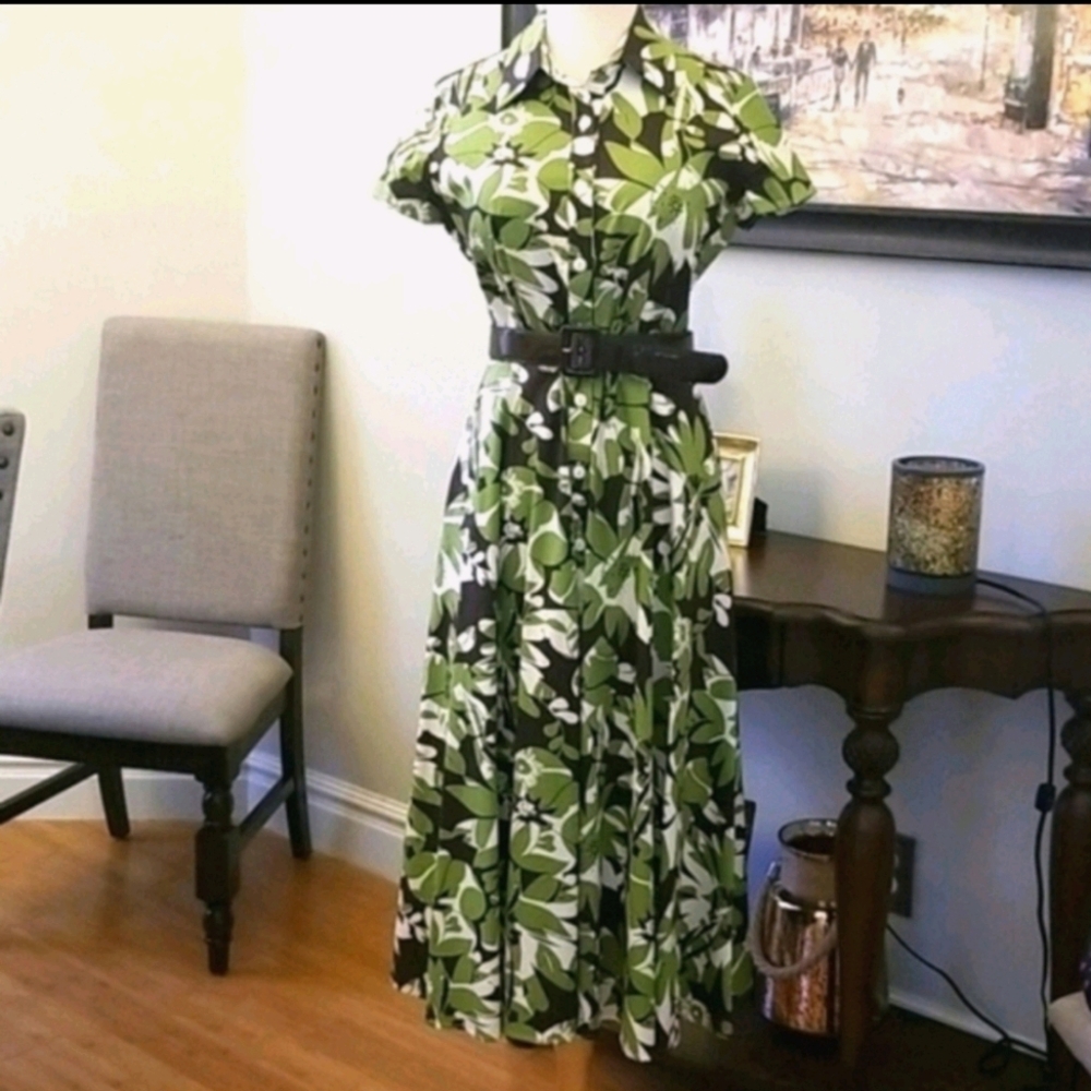Button Shirt Dress